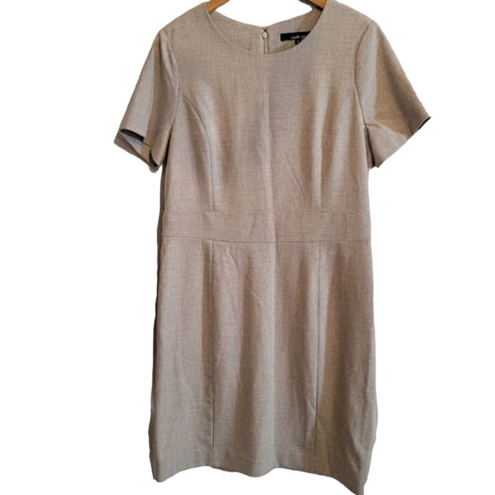 Amanda and Chelsea - Gray career shift dress- size 12
